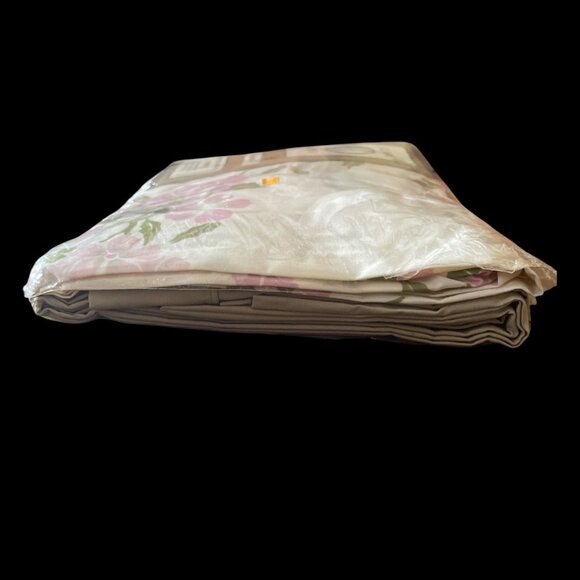 Vintage NOS Classic Design No-Iron Twin Sheet Set Floral Pattern - Picture 4 of 8